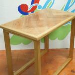 Eiken houten bijzet tafel