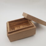 Eikenhouten sieradendoos, eikenhout en bamboo