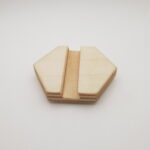 Multiplex hexagon telefoonhouder