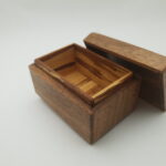 Eikenhouten sieradendoos, eikenhout en bamboo